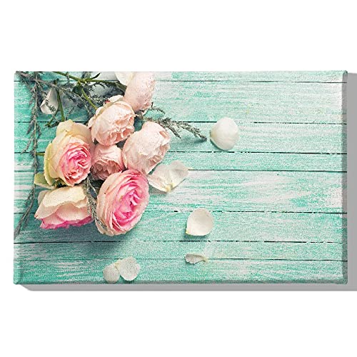 Homemania Wandbild, Blumen, Natur, für Wohnzimmer, Schlafzimmer, mehrfarbig, 45 x 3 x 70 cm, -HM20KNV45 x 70 – 245, Polyester, Holz von Homemania