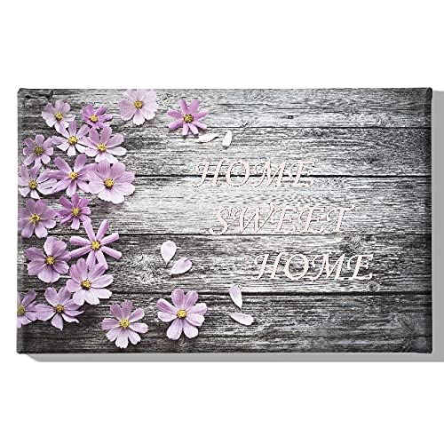 Homemania Wandbild, Motiv: Blumen, für Wohnzimmer, Schlafzimmer, mehrfarbig, 45 x 3 x 70 cm, -HM20KNV45 x 70 – 290, Polyester, Holz von Homemania