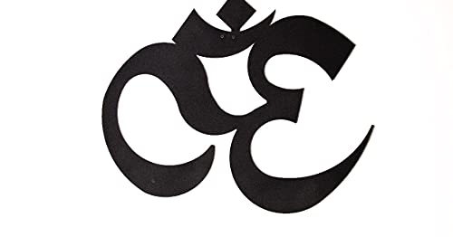 Homemania Wanddekoration, Symbol 3 – Wandmontage, Regal, Bücherregal – Schwarz aus Metall, 61 x 0,15 x 49 cm, 61 X 0.15 X 49cm von Homemania