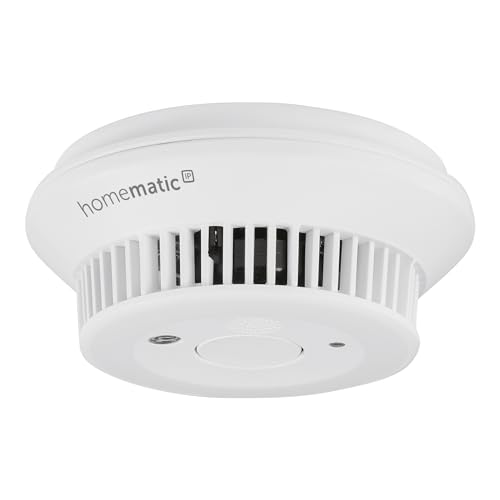 Homematic IP Smart Home Rauchwarnmelder mit Q-Label, Rauchmelder alarmiert lokal über die Sirene und per Push-Benachrichtigung in der Smartphone-App, integrierte LED-Notbeleuchtung, 156587A0 Homematic IP Smart Home Rauchwarnmelder mit Q-Label, Rauchmelder alarmiert lokal über die Sirene und per Push-Benachrichtigung in der Smartphone-App, integrierte LED-Notbeleuchtung, 156587A0 von Homematic