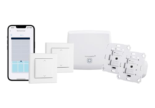 Homematic IP Smart Home Starter Set Beschattung – intelligente Steuerung von Rollläden und Markisen, auch per kostenloser App, 158143A0 von Homematic IP