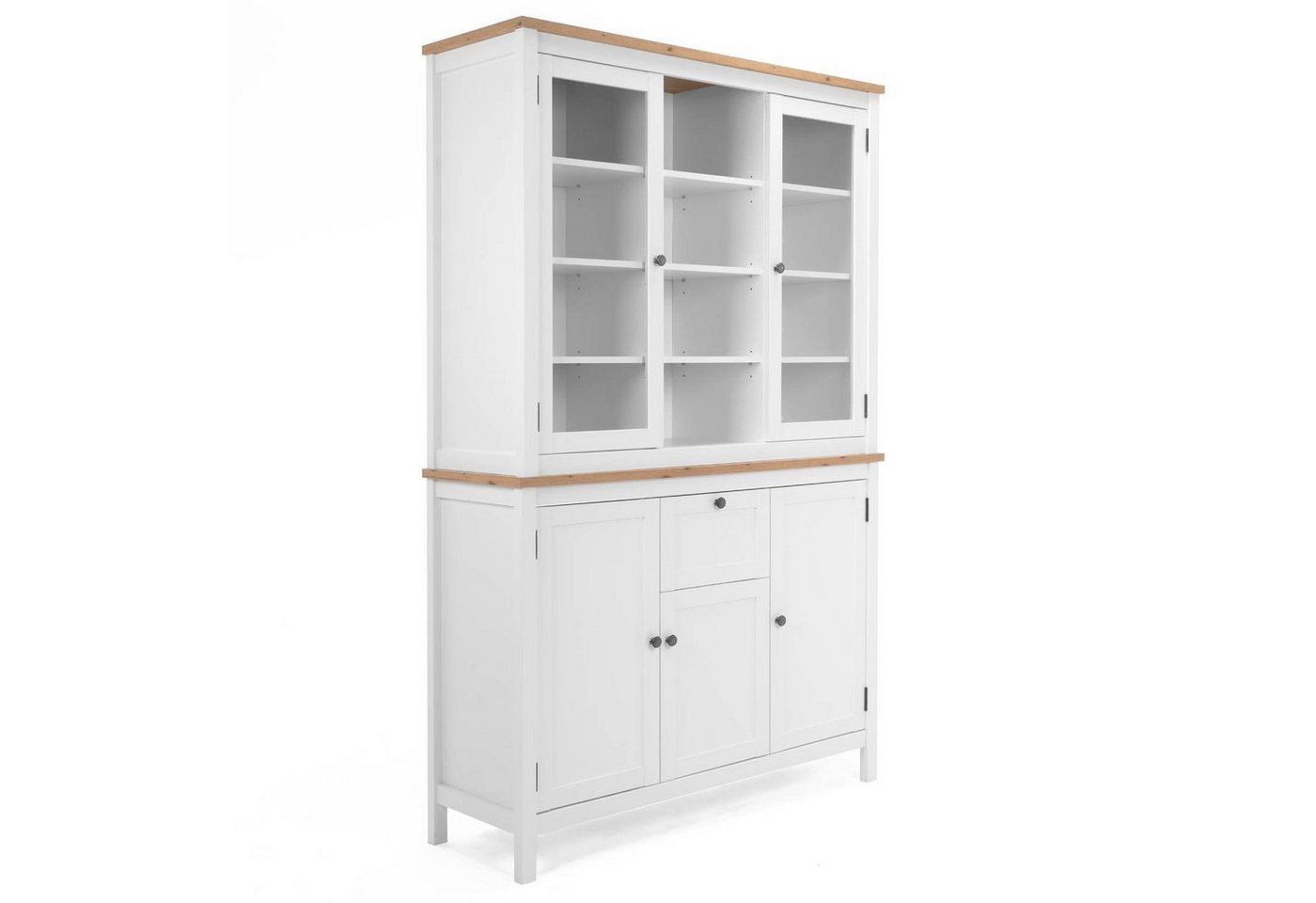 Homestyle4u Kommode Küchenschrank Buffetschrank Weiß Landhaus Schrank (Kein Set) von Homestyle4u