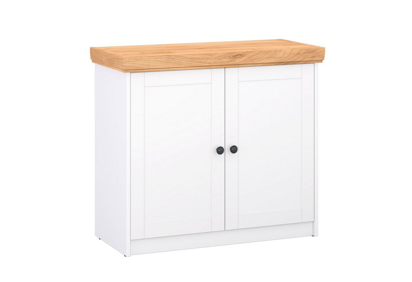 Homestyle4u Kommode Sideboard Weiß Eiche Anrichte Schrank Landhausstil von Homestyle4u