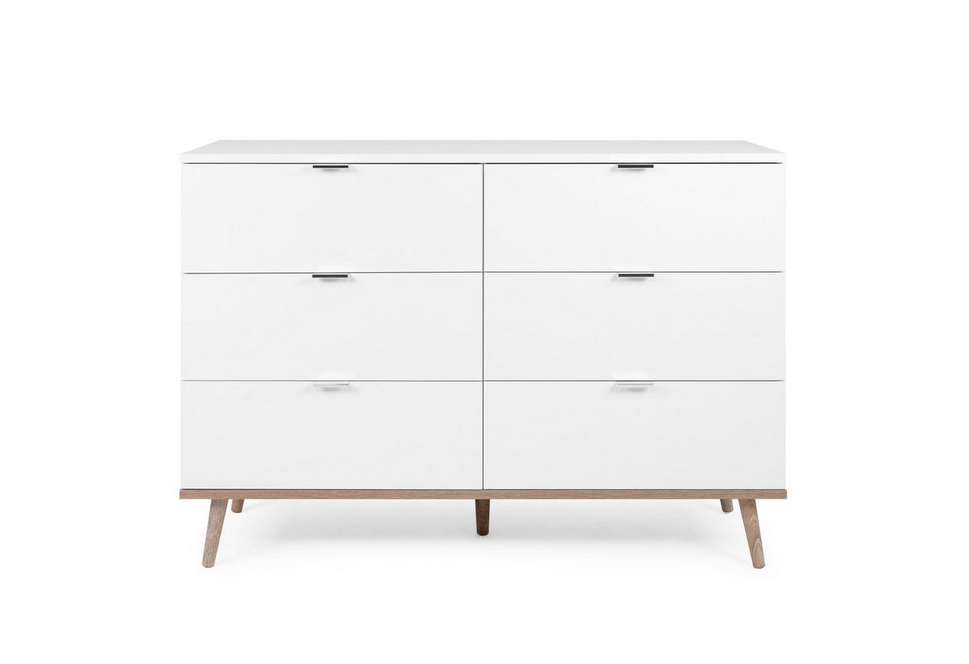 Homestyle4u Kommode Sideboard Weiß Holz Schlafzimmerschrank von Homestyle4u