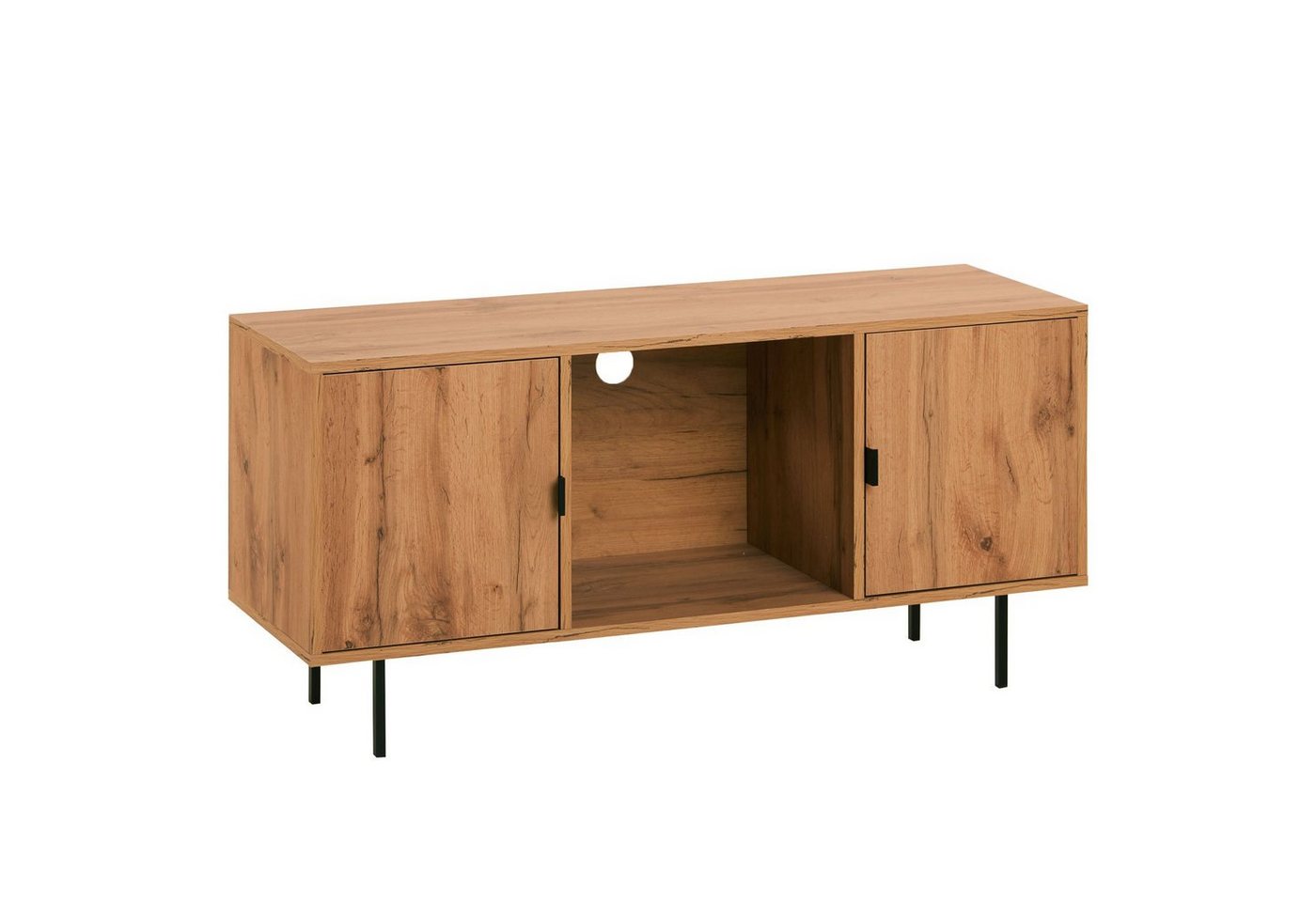 Homestyle4u TV-Board Sideboard TV-Schank Holz Industrial Style Kommode von Homestyle4u