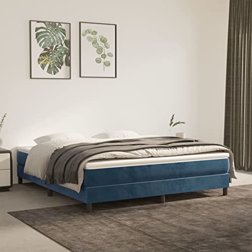 Homgoday Federkernmatratze, dunkelblau, 180 x 200 x 20 cm, aus Samt, Matratze für Schlafsofa, Matratze für Bettgestell Homgoday Federkernmatratze, dunkelblau, 180 x 200 x 20 cm, aus Samt, Matratze für Schlafsofa, Matratze für Bettgestell von Homgoday