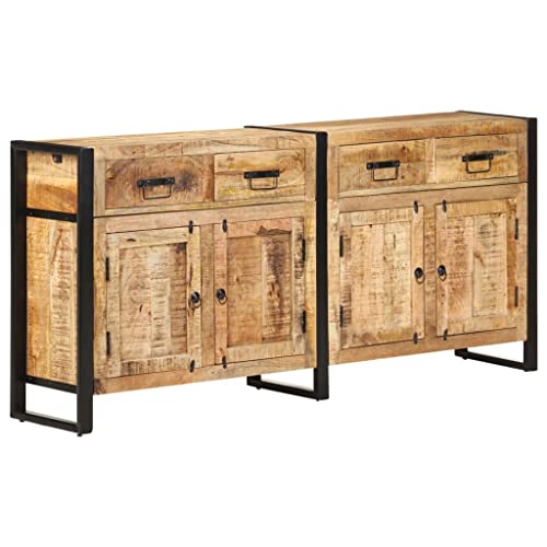 Hommdiy Sideboard 172x35x80 cm Mango Massivholz Hommdiy Sideboard 172x35x80 cm Mango Massivholz von Hommdiy