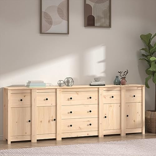 Hommdiy Sideboard 230x35x80 cm Massivholz Kiefer Hommdiy Sideboard 230x35x80 cm Massivholz Kiefer von Hommdiy