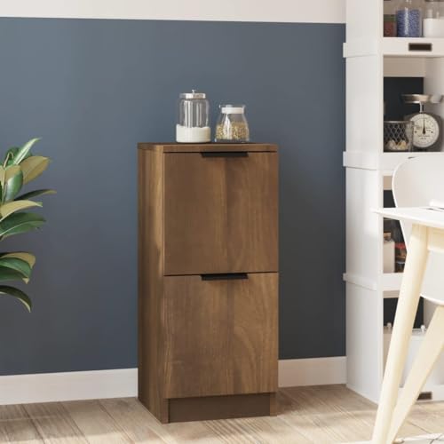Hommdiy Sideboard Braun Eichen-Optik 30x30x70 cm Holzwerkstoff Hommdiy Sideboard Braun Eichen-Optik 30x30x70 cm Holzwerkstoff von Hommdiy