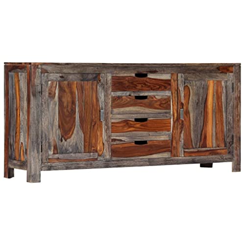 Hommdiy Sideboard Grau 160 x 40 x 75 cm Massivholz Hommdiy Sideboard Grau 160 x 40 x 75 cm Massivholz von Hommdiy