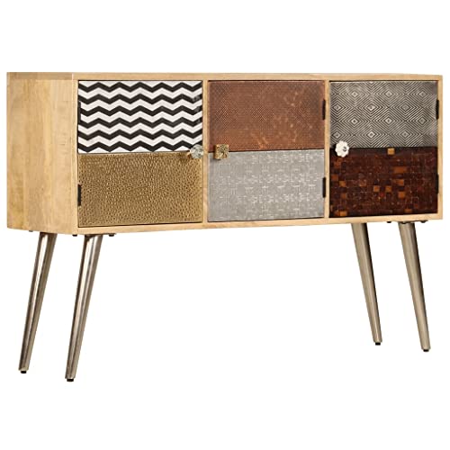 Hommdiy Sideboard Massivholz Mango 120 x 30 x 75 cm Hommdiy Sideboard Massivholz Mango 120 x 30 x 75 cm von Hommdiy
