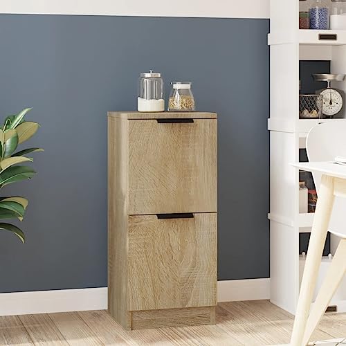 Hommdiy Sideboard Sonoma-Eiche 30x30x70 cm Holzwerkstoff Hommdiy Sideboard Sonoma-Eiche 30x30x70 cm Holzwerkstoff von Hommdiy