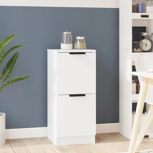 Hommdiy Sideboard Weiß 30x30x70 cm Holzwerkstoff Hommdiy Sideboard Weiß 30x30x70 cm Holzwerkstoff von Hommdiy