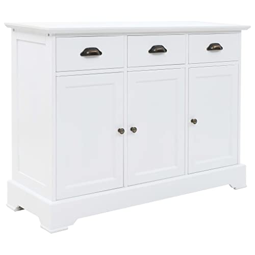 Hommdiy Sideboard mit 3 Türen MDF und Kiefernholz 105 x 35 x 77,5 cm Hommdiy Sideboard mit 3 Türen MDF und Kiefernholz 105 x 35 x 77,5 cm von Hommdiy