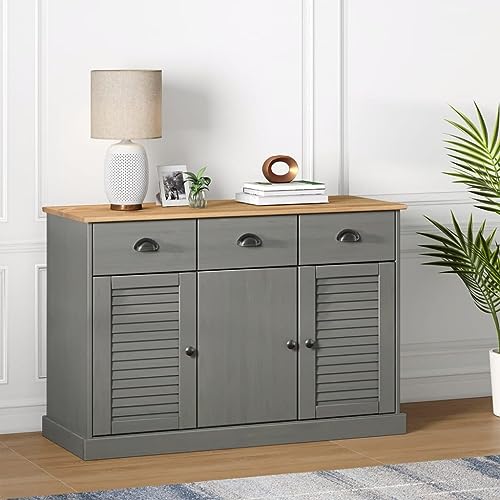 Hommdiy Sideboard mit Schubladen Massivholz Kiefer VIGO 113x40x75 cm Hommdiy Sideboard mit Schubladen Massivholz Kiefer VIGO 113x40x75 cm von Hommdiy