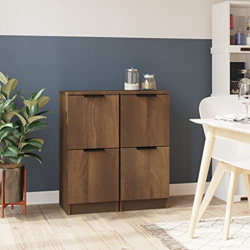 Hommdiy Sideboards 2 STK. Braun Eichen-Optik 30x30x70 cm Holzwerkstoff Hommdiy Sideboards 2 STK. Braun Eichen-Optik 30x30x70 cm Holzwerkstoff von Hommdiy