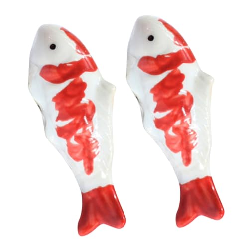 Homoyoyo 2 Stück Realistische Koi-Fischfiguren Aus Porzellan Für Aquarium Und Teich - Dekorative Schwimmfische Für Gartenbrunnen Und Wasserspiele Ideal Für Aquarienliebhaber Homoyoyo 2 Stück Realistische Koi-Fischfiguren Aus Porzellan Für Aquarium Und Teich - Dekorative Schwimmfische Für Gartenbrunnen Und Wasserspiele Ideal Für Aquarienliebhaber von Homoyoyo