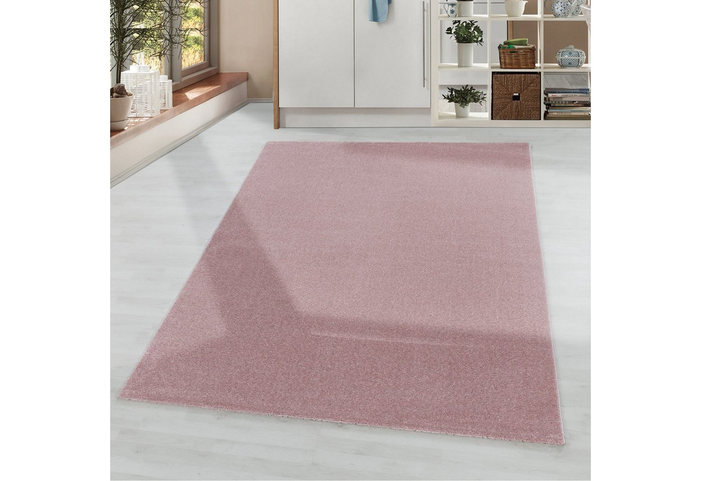 Teppich, Homtex, 80 x 150 cm, Stilvoller Designer-Teppich: Modernes Design, Einfarbig mit Kurzflor von Homtex