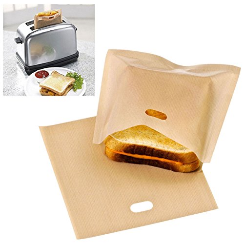 Bluelover Wiederverwendbare Toaster Tasche Sandwich Taschen Antihaft Brot Tasche Toastheizung Lebensmittel Taschen von Honfitat