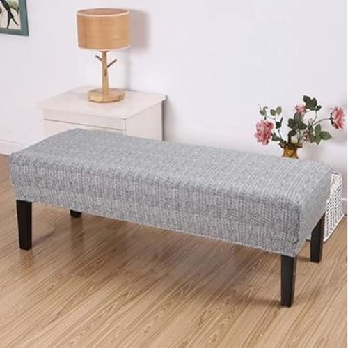 Hoowarm Bankbezüge Esszimmer Stretch Drucken Bankbezüge Stretch Sitzbezug für Sitzbank Esszimmer Seitenbank Schonbezug Bankschoner für Wohnzimmer Schlafzimmer Küche (Color : L, Size : 80X40cm) von Hoowarm