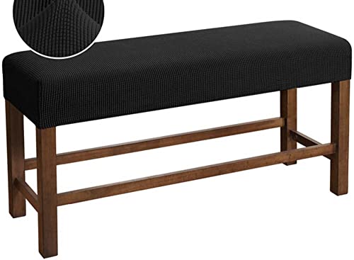 Samt Bezug Für Esszimmerbank ， Stretch Jacquard Bezug Für Sitzbank，Universal-Bezug Weich Für Esszimmer-Bank,abnehmbar Waschbarer，Sitzhocker Bezug Für Esszimmer Möbel ( Color : #13 , Size : 130-150cm/5 von Hoowarm