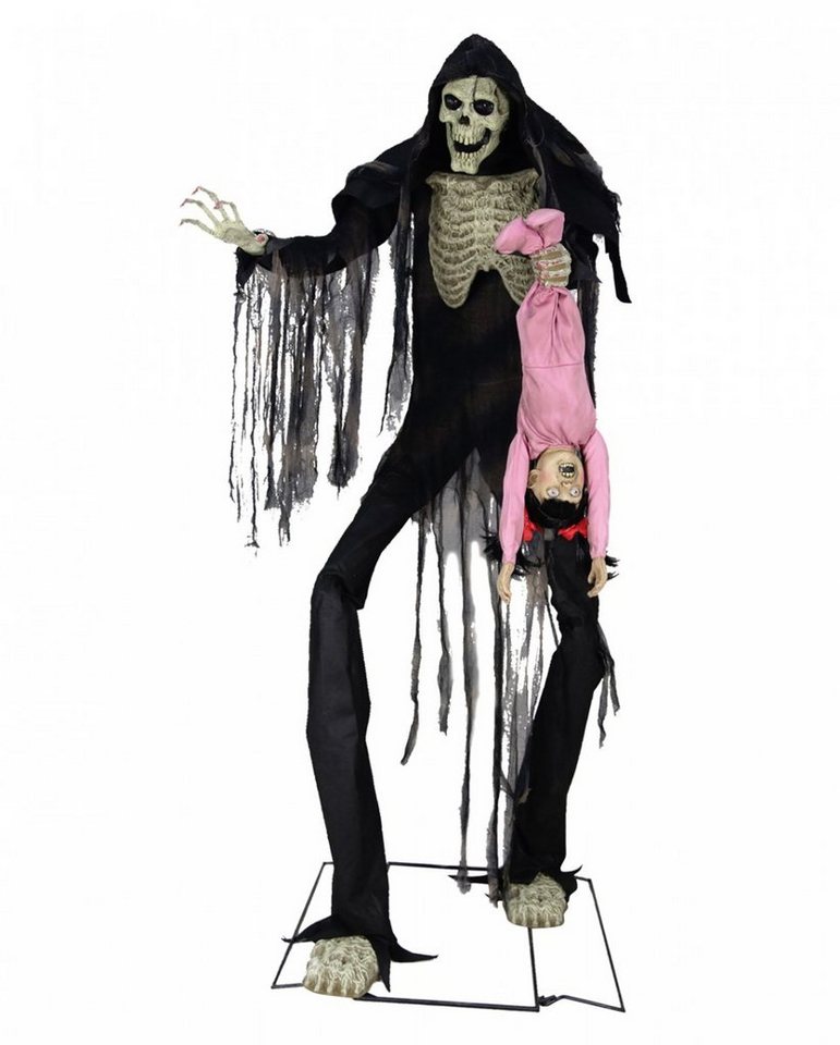 Horror-Shop Dekoobjekt Riesiger Boogey Man Skelett Animatronic 213 cm mit von Horror-Shop