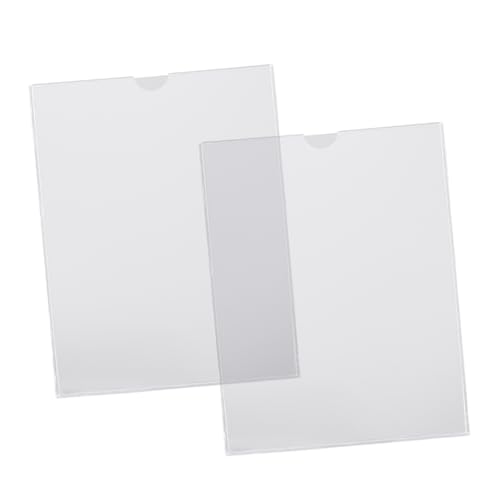 Housoutil 2 Stück Transparenter Acryl Display Rack Praktische Wandhalterung für Bilder und Plakate Design für Effektive Werbung und Präsentation Housoutil 2 Stück Transparenter Acryl Display Rack Praktische Wandhalterung für Bilder und Plakate Design für Effektive Werbung und Präsentation von Housoutil