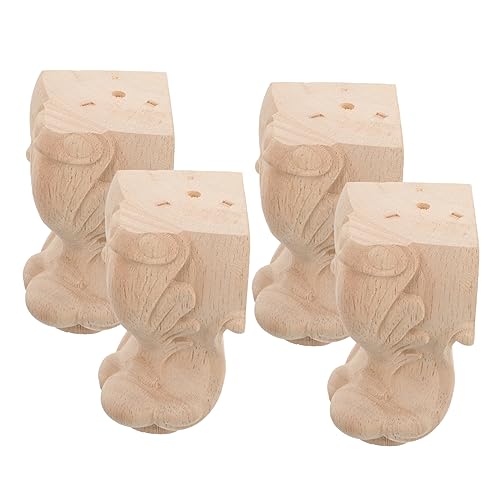 Housoutil 4stücke Möbelfüße Aus Massivem Holz Teiliges Verstellbare Tischbeine Für Sofas Schränke Und Tische Elegante Geschnitzte Designs Für Modernes Wohnzimmer Housoutil 4stücke Möbelfüße Aus Massivem Holz Teiliges Verstellbare Tischbeine Für Sofas Schränke Und Tische Elegante Geschnitzte Designs Für Modernes Wohnzimmer von Housoutil