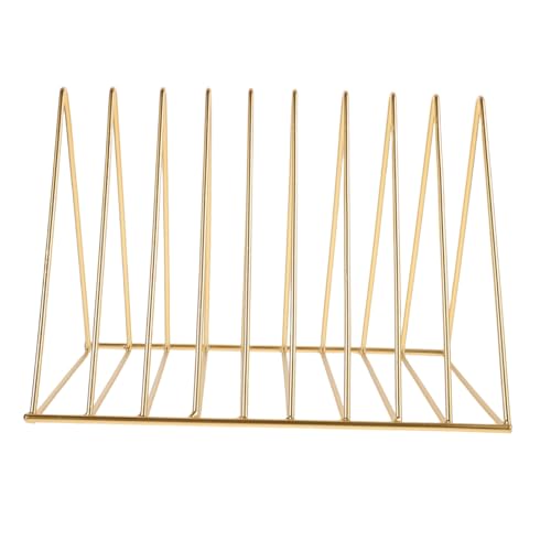 Housoutil Desktop Magazine Rack Tabletop -Bücherregal Magazinregalregal Magazin Veranstalter Zeitschriftenhalter Arbeitsplatte Bücherregalorganisator Eisen Golden Housoutil Desktop Magazine Rack Tabletop -Bücherregal Magazinregalregal Magazin Veranstalter Zeitschriftenhalter Arbeitsplatte Bücherregalorganisator Eisen Golden von Housoutil