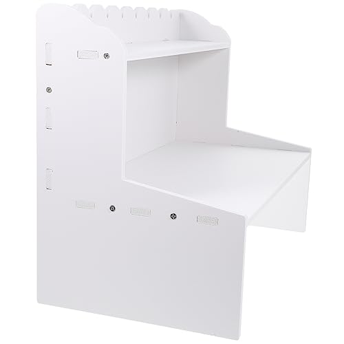 Housoutil Holz-Kunststoff-Platten Lagerung Veranstalter Büro Gestell Organisator des Arbeitszimmers 2-stufiger Regalorganisator Tischregal-Organizer 2-stöckiges Desktop- Wpc Weiß Housoutil Holz-Kunststoff-Platten Lagerung Veranstalter Büro Gestell Organisator des Arbeitszimmers 2-stufiger Regalorganisator Tischregal-Organizer 2-stöckiges Desktop- Wpc Weiß von Housoutil