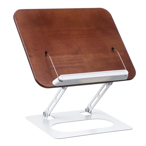 Housoutil Verstellbarer Lehrbuchhalter mit Seitenclips für ergonomischen Komfort, Arbeitszimmer, Küche und Büro, leichtes tragbares Design für Bücher, Tablets und Zeitschriften Housoutil Verstellbarer Lehrbuchhalter mit Seitenclips für ergonomischen Komfort, Arbeitszimmer, Küche und Büro, leichtes tragbares Design für Bücher, Tablets und Zeitschriften von Housoutil