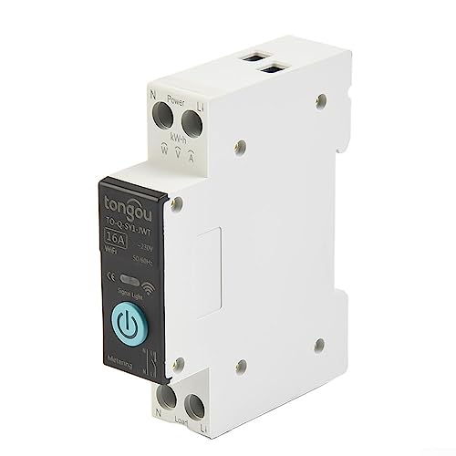 16A Tuya Wifi Smart Circuit Breaker 1P Din Rail Home Remote Control Schalter Wlan Schalter von HpLive