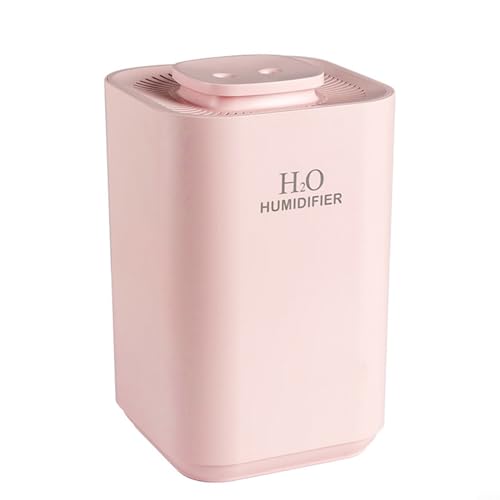 HPLIVE 3300 ml große Kapazität Luftbefeuchter, Dual Jet Luftbefeuchter Cool Mist Luftbefeuchter für Schlafzimmer Zuhause Wohnzimmer Büro (Rosa), (1691152274) von HpLive