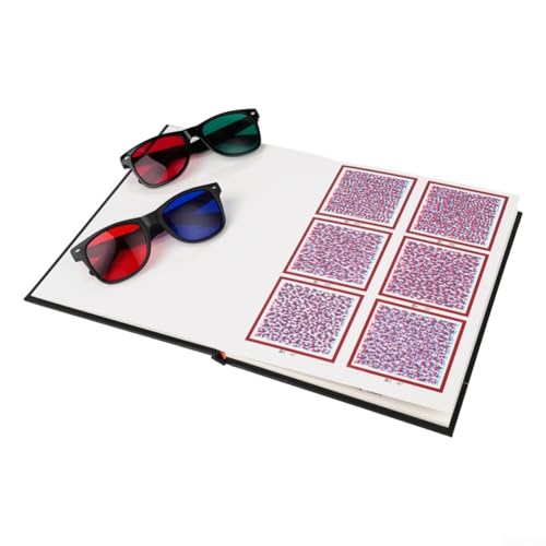 HpLive Zufällige Punkt Stereogramm umfassende Vision Test Chart Astigmatismus Buch Brillen mit Rot-grüne Brille,Rot-blaue Brille für Amblyopie-Exotropie HpLive Zufällige Punkt Stereogramm umfassende Vision Test Chart Astigmatismus Buch Brillen mit Rot-grüne Brille,Rot-blaue Brille für Amblyopie-Exotropie von HpLive