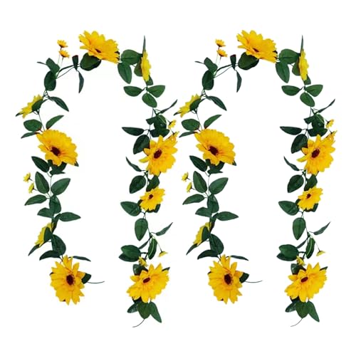 2pcs Sonnenblume Girland von Hperu