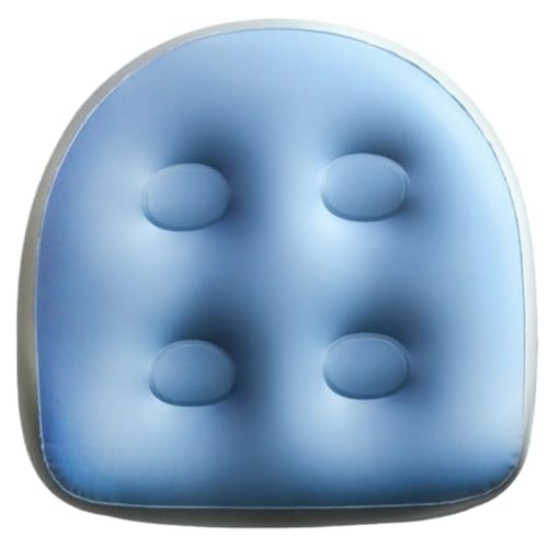 Blau aufblasbarer -Sitz mit Saugnapfbecher 18,5 x 16 x 5,9 Zoll Sitz wiederverwendbarer PVC -Spa Pool für Erwachsene, aufblasbarer SeathoT Tub -Stubenverstär von Hperu