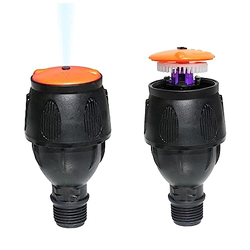 Drehsprinkler, Drehstativsprinkler 550L/H 1/2 -Zoll 360 -Grad -rotierender automatischer Sprinkler Langable rotierende Wassersprinkler für Garten großer Flächen Rasen für Zuhause von Hperu