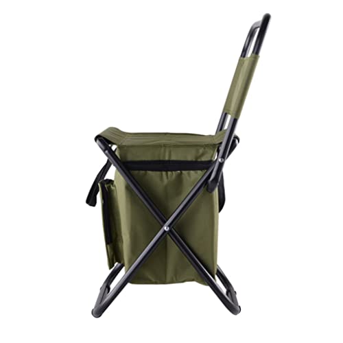 Hperu Campingstuhl Klapperfischerhocker Outdoor Stuhl kompakt Multifunktional mit Aufbewahrungstasche für BBQ Wanderreisen tragbarer Sessel von Hperu