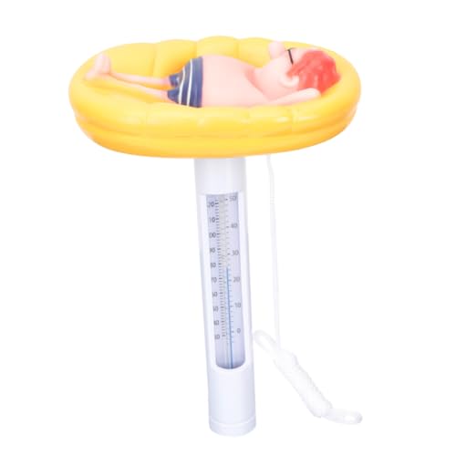 Wassertank -Thermometer, Swimmingpool -Thermometer lustiges Cartoon -Thermometer mit Schnur für Schwimmbäder, Spas, Whirlpools, Aquarien und Fischteiche für Zuhause von Hperu