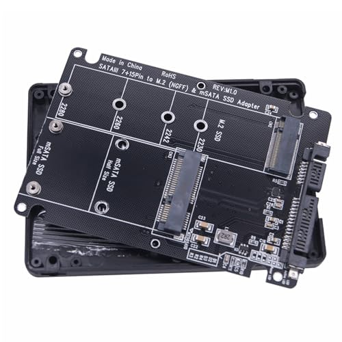 Huaqgu NGFF Zu SATA3 Adapter Karte NGFF SSD Zu 3 Konverter MSATA Adapter Board Unterstützung Für 2230 2242 2260 2280 Einfache Installation Und Verwendung von Huaqgu