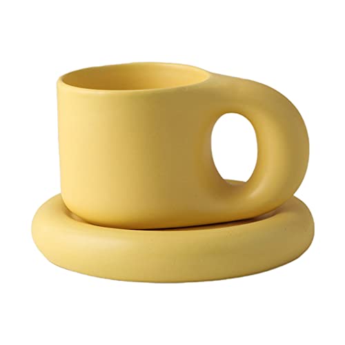 Nordic Lovers Tasse Für Kreatives Süßes Mädchen Wassertasse Keramikmaterial Kaffeetasse Niedliche Kaffeetasse Und Tasse Mit 5 Co. Kleine Keramiktassen Für Kaffee Für Kinder Küche Keramiktasse von Huaqgu
