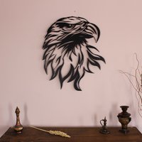 Adler Metall Wandkunst, Wanddekor, Schild, Wandbehang, Tier Einweihungsgeschenk, Mann Höhle Wandkunst von HufaConceptWallArt