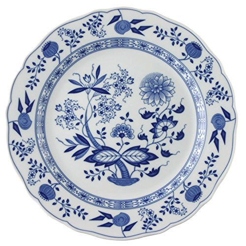 Hutschenreuther Blau Zwiebelmuster Platzteller 31 cm Fahne/ Gourmetteller von Hutschenreuther