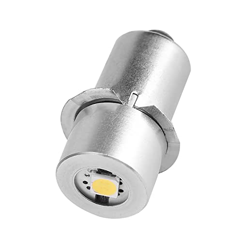 Hyuduo LED-Taschenlampe, P13.5S Base 1W LED-Lampe, LED-Konvertierungslampe Kompatibel mit Maglite Craftsman Greatlite Vintage-Taschenlampe(3V) von Hyuduo