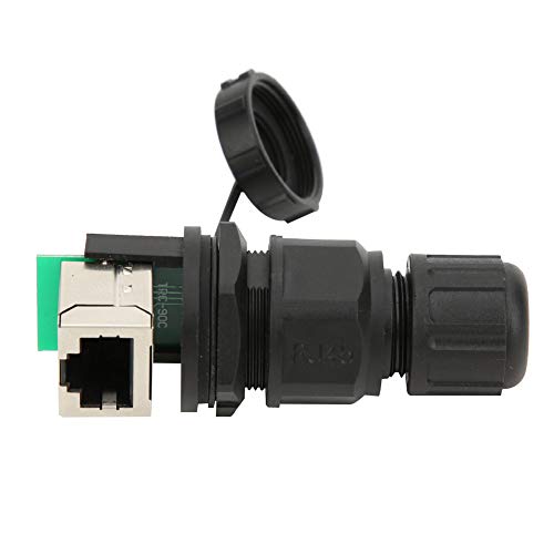 Hyuduo RJ45 Stecker, Netzwerkbrücke Anschluss RJ45 90° RJ45 Anschluss 8-poliger wasserdichter Netzwerkbrücke Anschluss Verbinder von Hyuduo