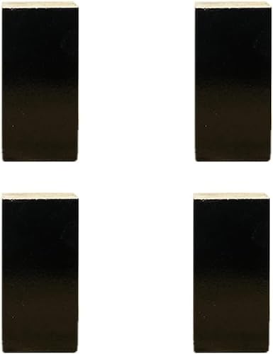 HyyKjEU Möbelbeine, TV-Tischbeine, Sofabeine, Schrankbeine, 4-teiliges Schlafzimmer, Küche, Couchtisch, Schrank, mit Schrauben, 5 cm, 8 cm, 10 cm, 12 cm (Color : Black, Size : 4.7in(12cm)) von HyyKjEU