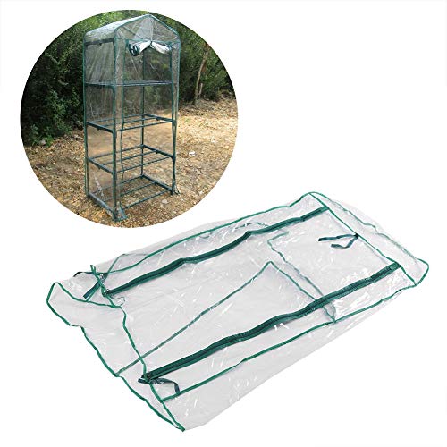 Hztyyier Tragbar Gewächshauszelt mit Reißverschluss Transparente wasserdichte Pflanzendecke für Outdoor und Indoor Gartenarbeit Pflanzen 69 X 49 X 160 cm von Hztyyier