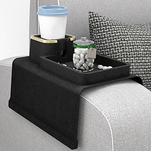 Sofa Getränkehalter Armlehne Getränkehalter, Silikon Couch Getränkehalter Armlehne Organizer Halter für Sessel Couch Sofa(Schwarz) von Hztyyier