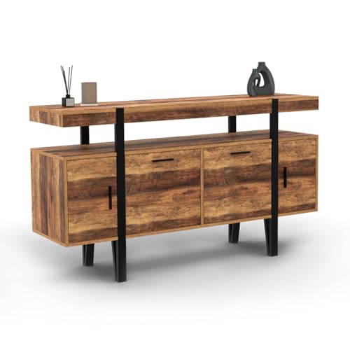IDMarket Austria Anrichte für Esszimmer, 140 cm, 4 Türen, Stecknadelbeine IDMarket Austria Anrichte für Esszimmer, 140 cm, 4 Türen, Stecknadelbeine von IDMarket