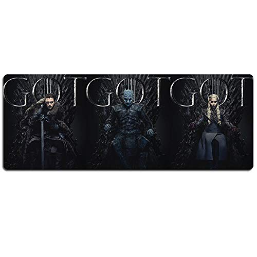 Maus pad Lied von EIS und Feuer 800x300mm Extra großes Mauspad, Gaming-Mousepad, rutschfeste Gaming-Mausmatte aus Naturkautschuk mit 3 mm Sperrkante, G Maus pad Lied von EIS und Feuer 800x300mm Extra großes Mauspad, Gaming-Mousepad, rutschfeste Gaming-Mausmatte aus Naturkautschuk mit 3 mm Sperrkante, G von Hemore